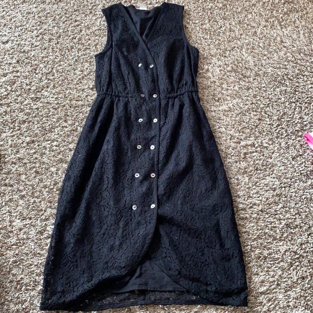 black lace dress size 2❤️